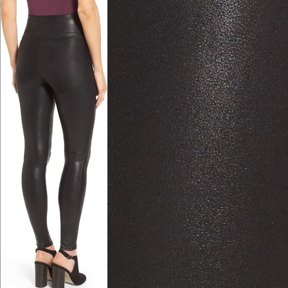 Spanx Faux Leather Leggings - Picture 2 of 4
